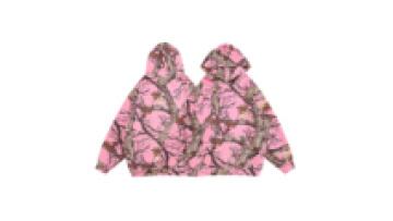 Custom Pink Streetwear Cotton Heavy Hoodie with DTG Printing - Street Hunting Camo Pullover1