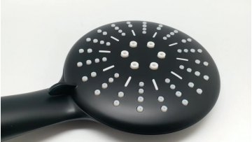 Leelongs 12cm 3 Function Matte Black Hand Shower for modern industrial style bathroom1