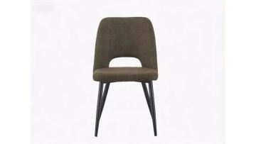 BR-24A01 Army green Modern Fabric Dining Chair Review: Beige & Black Design