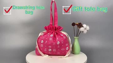  Cotton-canvas Drawstring Bags