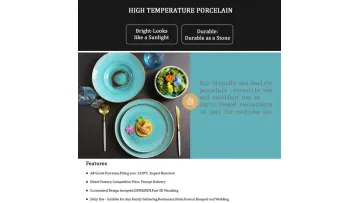 Guangzhou New Product Porcelain Tableware Ceramic Dinner Set for Hotel and Restaurant1