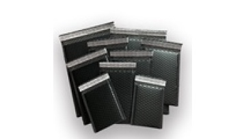 Custom Logo Black Poly Bubble Mailer Padded mailer1