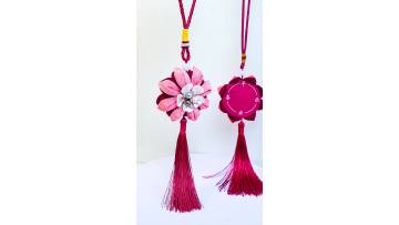 Red Tassel Pendant