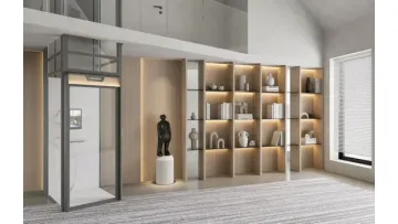 Small Residential Elevator Home Villa Passenger Elevator Stair Lift Machine-Room-Less Small Space1