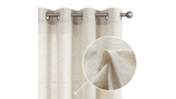 Rancho High Quality Linen Look Elegant Simple Modern Style Curtains For The Living Room Bedroom1