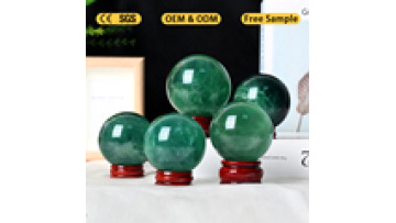 Hot Sale Natural Crystal Healing Stone Sphere Hand Polished Green Fluorite Sphere Ball for Decoration1
