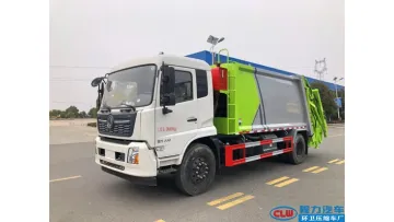 New Arrival Dongfeng 4X2 15cbm Swing Arm Compression Refuse Truck1