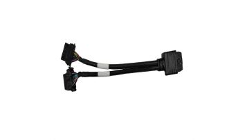 OBDII 16P Male Connector for Dual Female Connectors