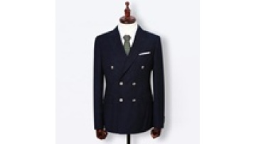 Men's Casual Slim Blazer Latest Fashion Design for Wedding Uniforms Double Breasted with Zipper Fly Plus Size Breathable1