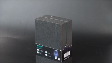 VGR V-305 washable waterproof IPX7 usb rechargeable rotary electric beard shaver for men with LED display1