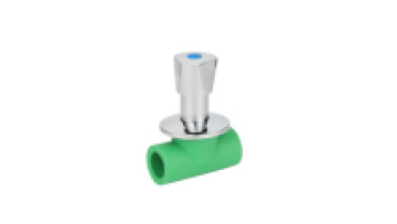 Plumbing Material PPR Stop Valve PPR Stop Cock Plastic Pipe and Fittings PPR Shut-off Valve PN25 Green Plastic Valve1