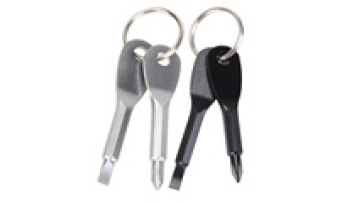 Zhixin Mini Screwdriver Set Key Chain Pocket Screwdriver With Keychain Portable Keys Ring Cross and Slot Type1