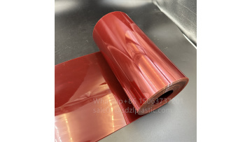 Red semi transparent PVC pharmaceutical