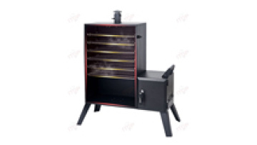 Factory Direct Split Type Charcoal Smoker: Freestanding Vertical BBQ Smoker for Meat and Fish1
