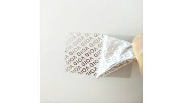 matter silver VOID sticker