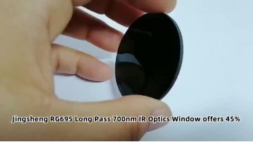 Jingsheng RG695 HB700 Long Pass 700nm Optical infrared filter glass