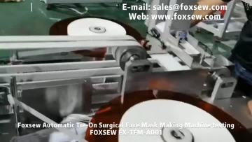 Automatic Tie-On Surgical Mask Making Machine