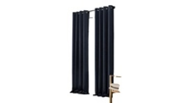 Factory Direct Grommet Black Out Blackout Curtain For The Living Room1