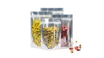 Clear Front Silver Back Stand Up Smell Proof Resealable Ziplock Aluminum Foil Packaging Mylar Food Storage Doypack Pouches Bags1