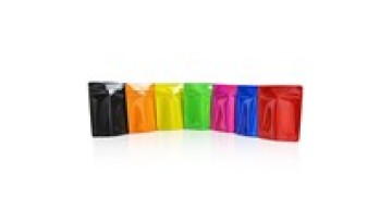 Custom matt purple resealable aluminum foil comic stand up pouches cartoon mylar bags1