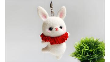 Handmade pendant felt