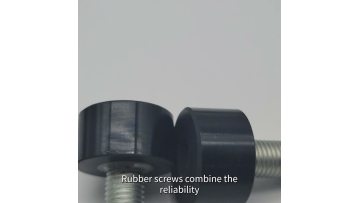big black rubbber screw