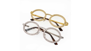 Oval Diamond Glasses Frame