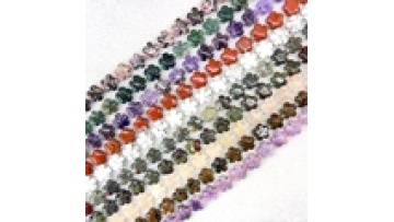 Natural Stone Five Petals Flower Shape Crystal Agate 15mm Loose Beads - Wholesale1