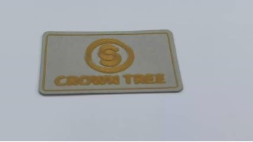 Microfiber base silicone printing label