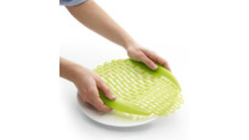 Household Food Strainer Vegetables Fruit Noodles Silicone Drain Device1
