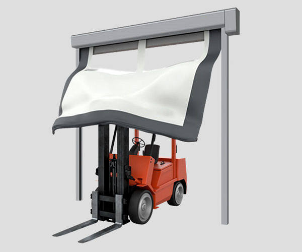 self repairing high speed door