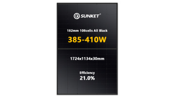 Sunket All Black Solar Panel