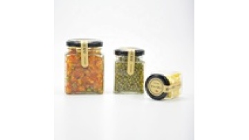 Square Glass Bottle Candy Jar Sealed Food Packaging Pickles Bottle Canned Empty Bottle1