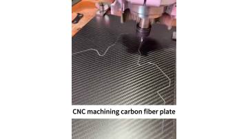 CNC machined carbon fiber plate