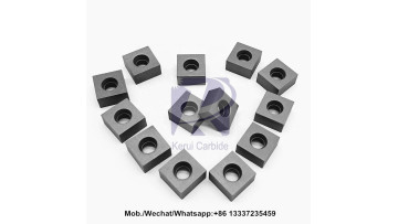 Carbide chainsaw insert for stone cutting