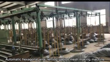 Automatic hexagonal wire netting gabion  mesh making machine for sale1