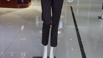 New design office ladies suit and pants stripe formal slim suit for woman1
