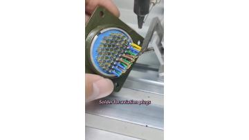 Solder for aviation plugs