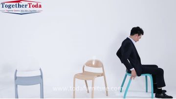 HD66A-Modern Wholesale One-Piece Molded Plastic Chair Cafe Shop Restaurant Chair