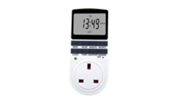 UK Britain Big LCD Countdown Digital Timer Switch Socket1