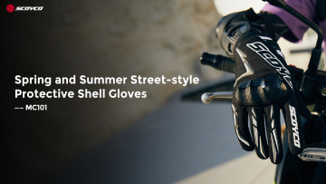 Spring and Summer Street-style Protective Shell Gloves - MC101