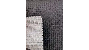 Premium Faux Leather: 0.75mm Black Textured Artificial Leather for Eye-Catching Bag & Furniture Upholstery Decoration