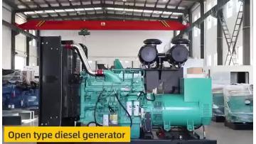 Open type diesel generator