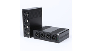 FC XLR 20KM Fiber Audio Extender - Four-Way Unidirectional XLR Balanced Fiber Optic Audio Transmitter and Receiver1