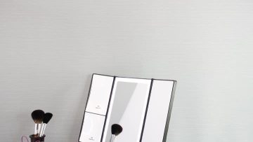 Rechargeable LED Trifold Mirror