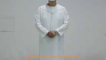 new design for Mens Thoube Jubba Jalabiyah Omani Style Muslim Dress Omani dress islamic clothing qamis1