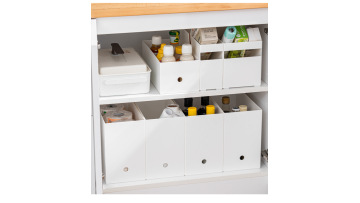 Japanese white kitchen storage box