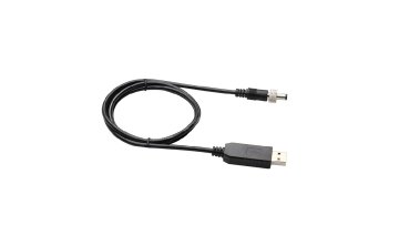 Custom wholesale  Screw Locking 1A 2A 5V To 12V USB to DC 5.5 2.1mm  Set Up Power Cable1