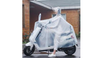 TX1004 Electromobile Adult Bicycle/Motorcycle PVC Poncho for Camping and Biking Tours1
