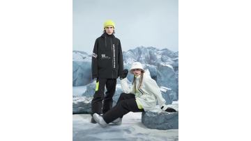 Snowboard clothing women's jacket double board